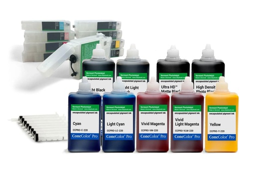 [CCP-P600-RCS-220-KIT9] P600 - ConeColor Pro HD archival color ink system, 220ml